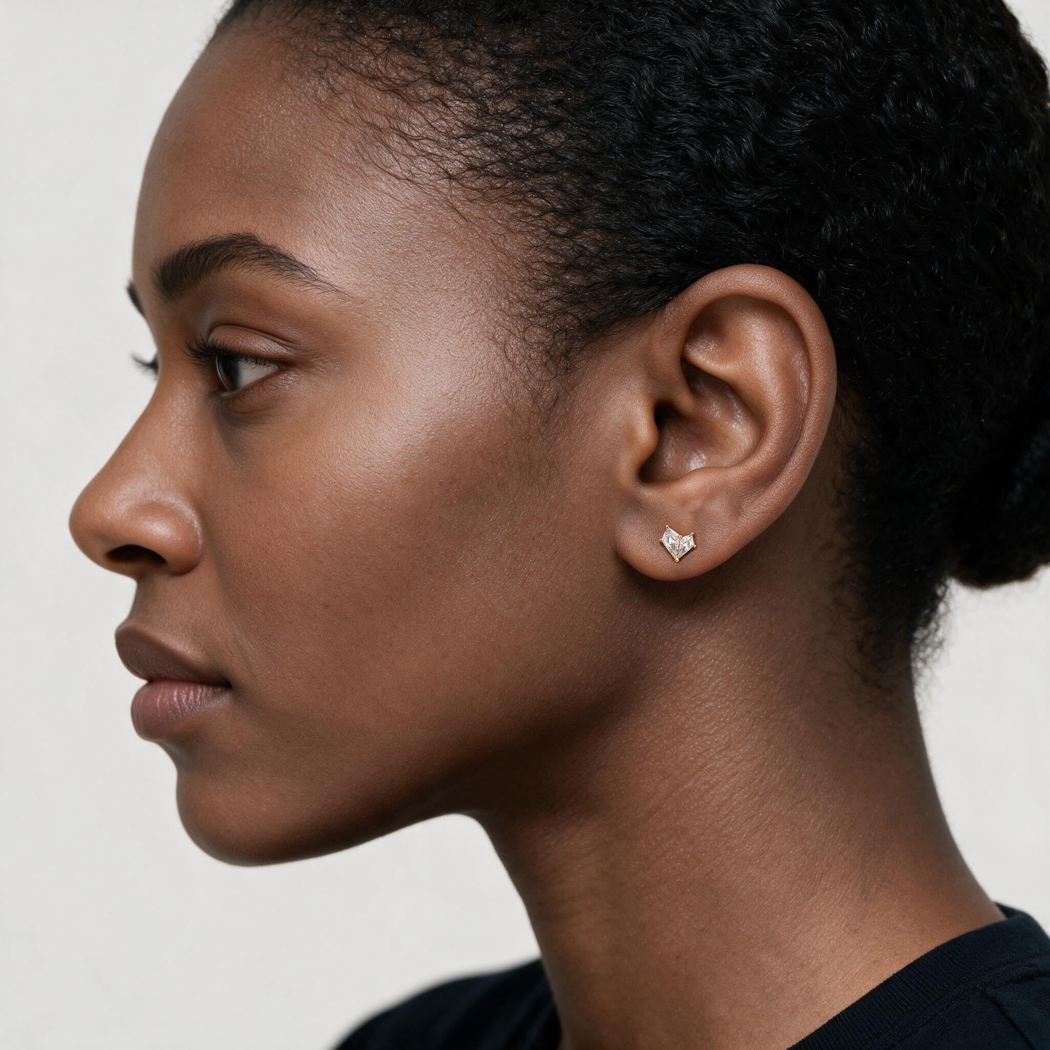 Double Kite Diamond Studs (0.42 T.C.W)