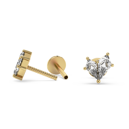 Double Kite Diamond Studs (0.42 T.C.W)
