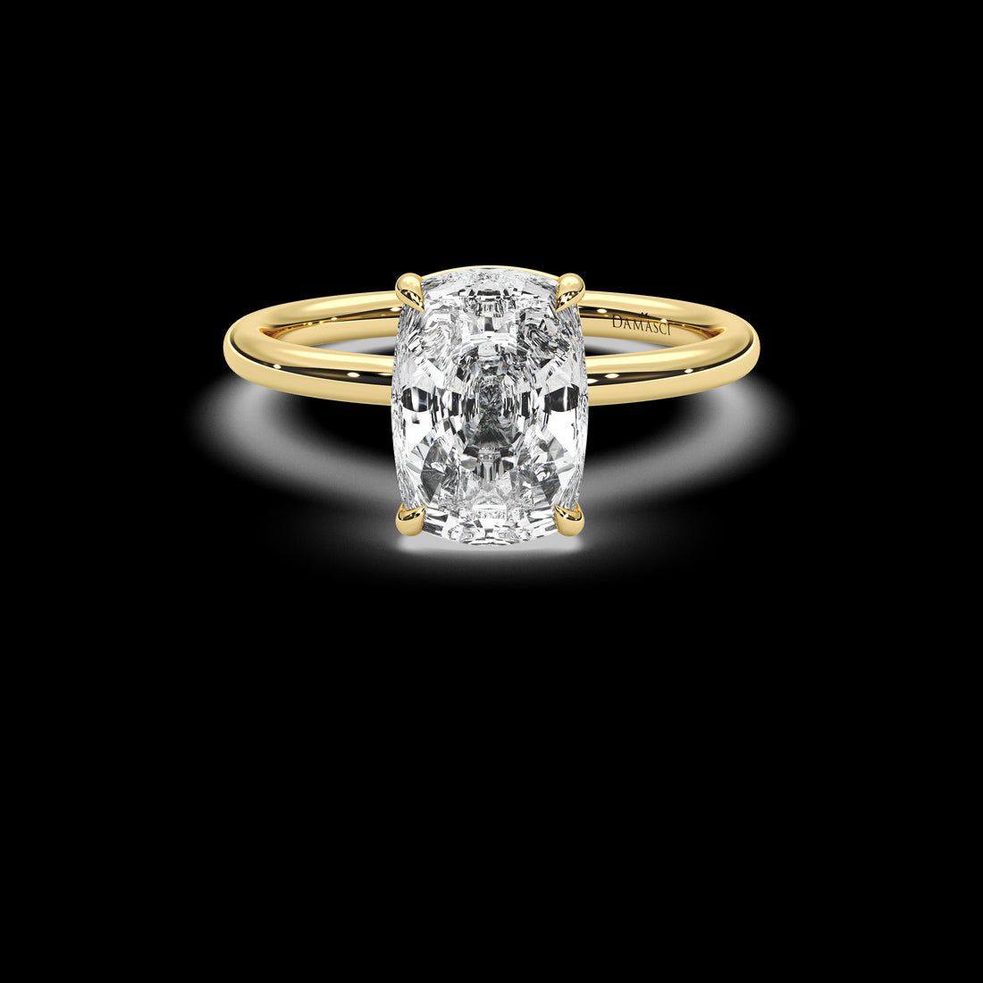 Modern Elegance Solitaire - Elongated Cushion