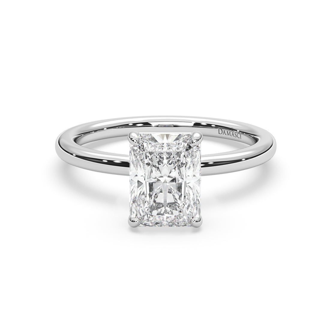 Elongated Radiant Delicate Solitaire