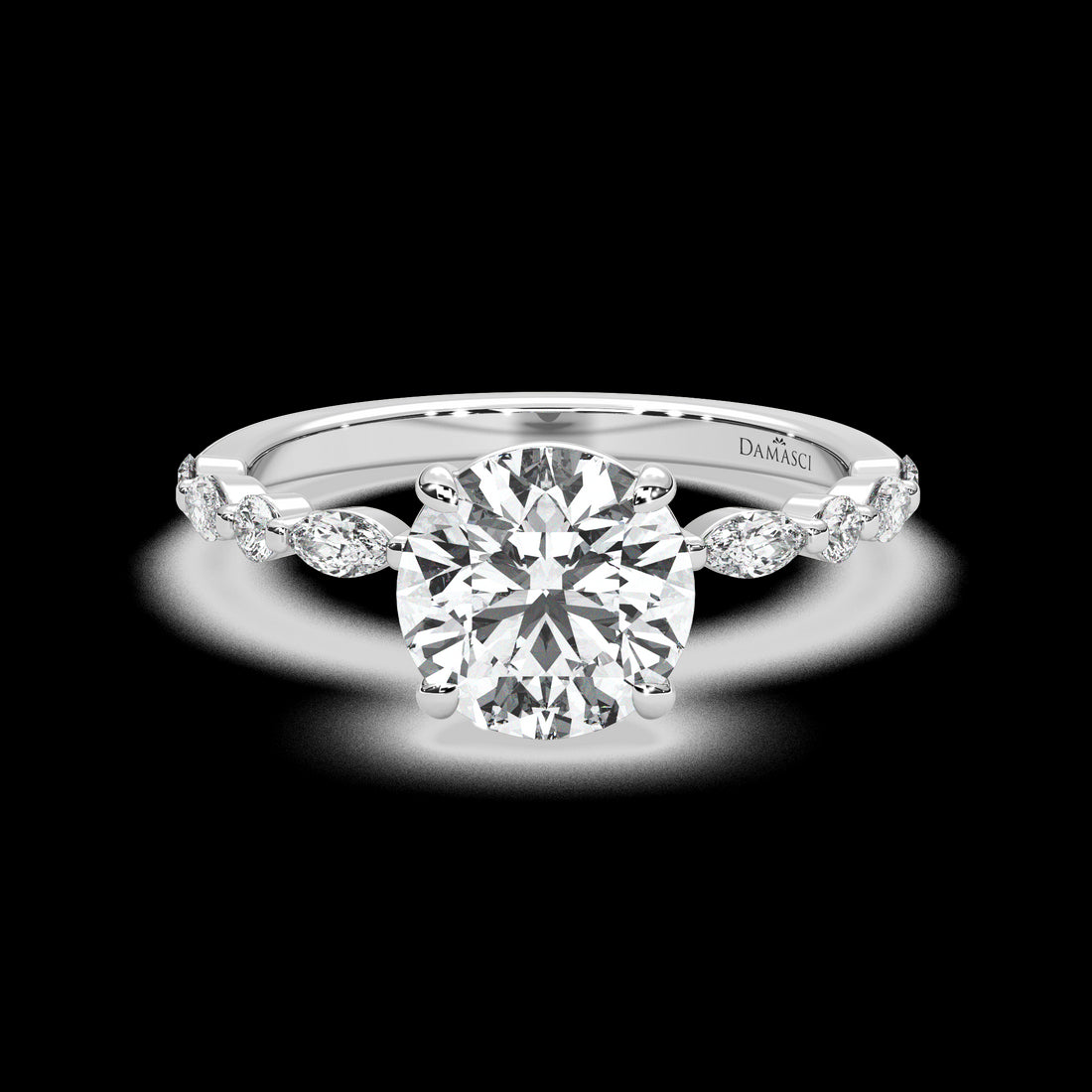Classic Top with Round and Marquise Diamonds - Round