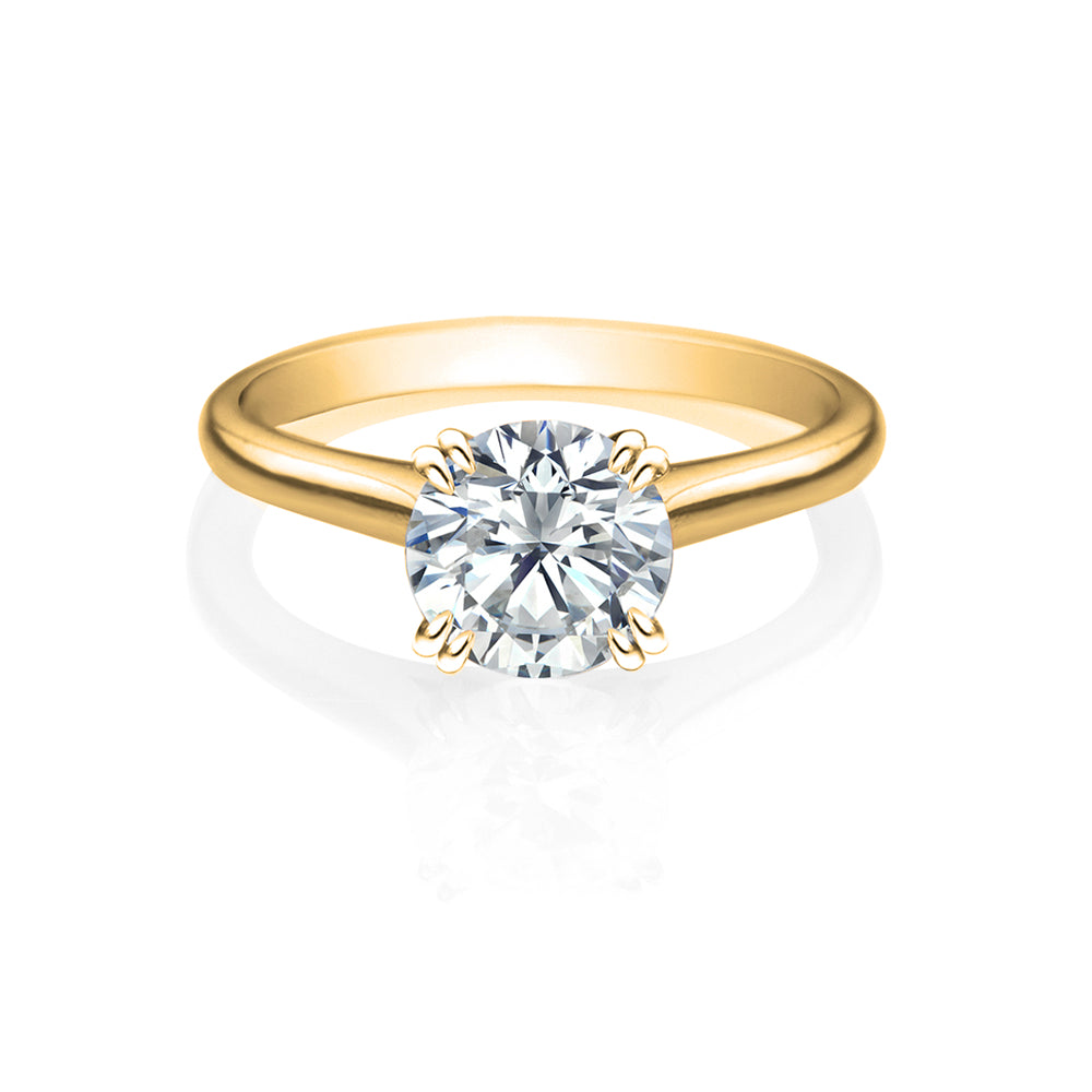 Clase De Real Classic Diamond Engagement Ring