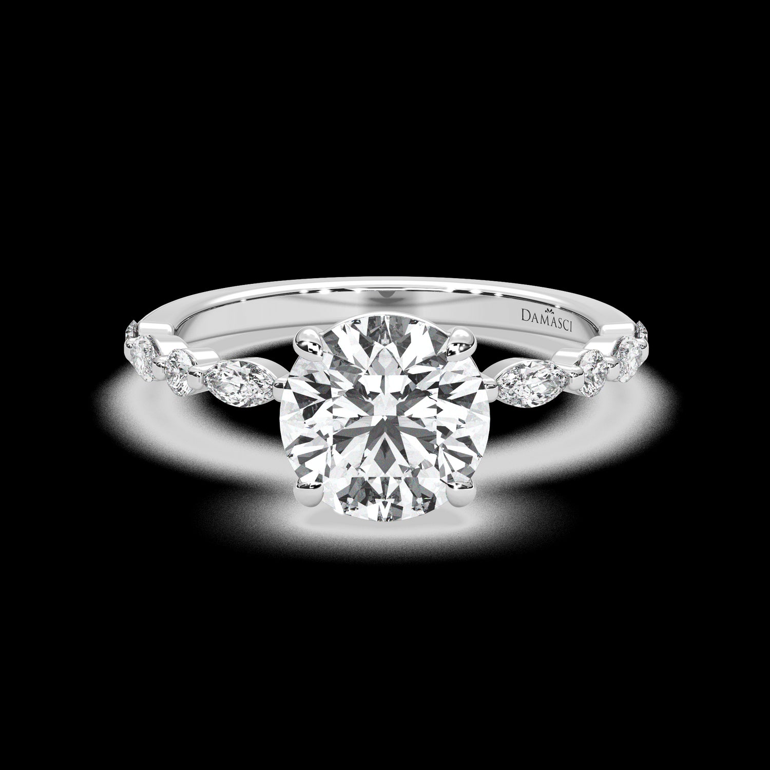 Classic Top with Round and Marquise Diamonds - Round