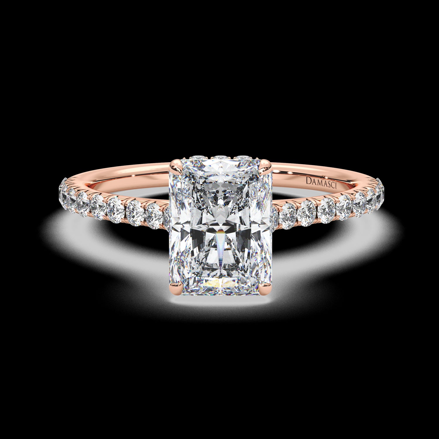 Hidden Halo with Elevated Diamond Band