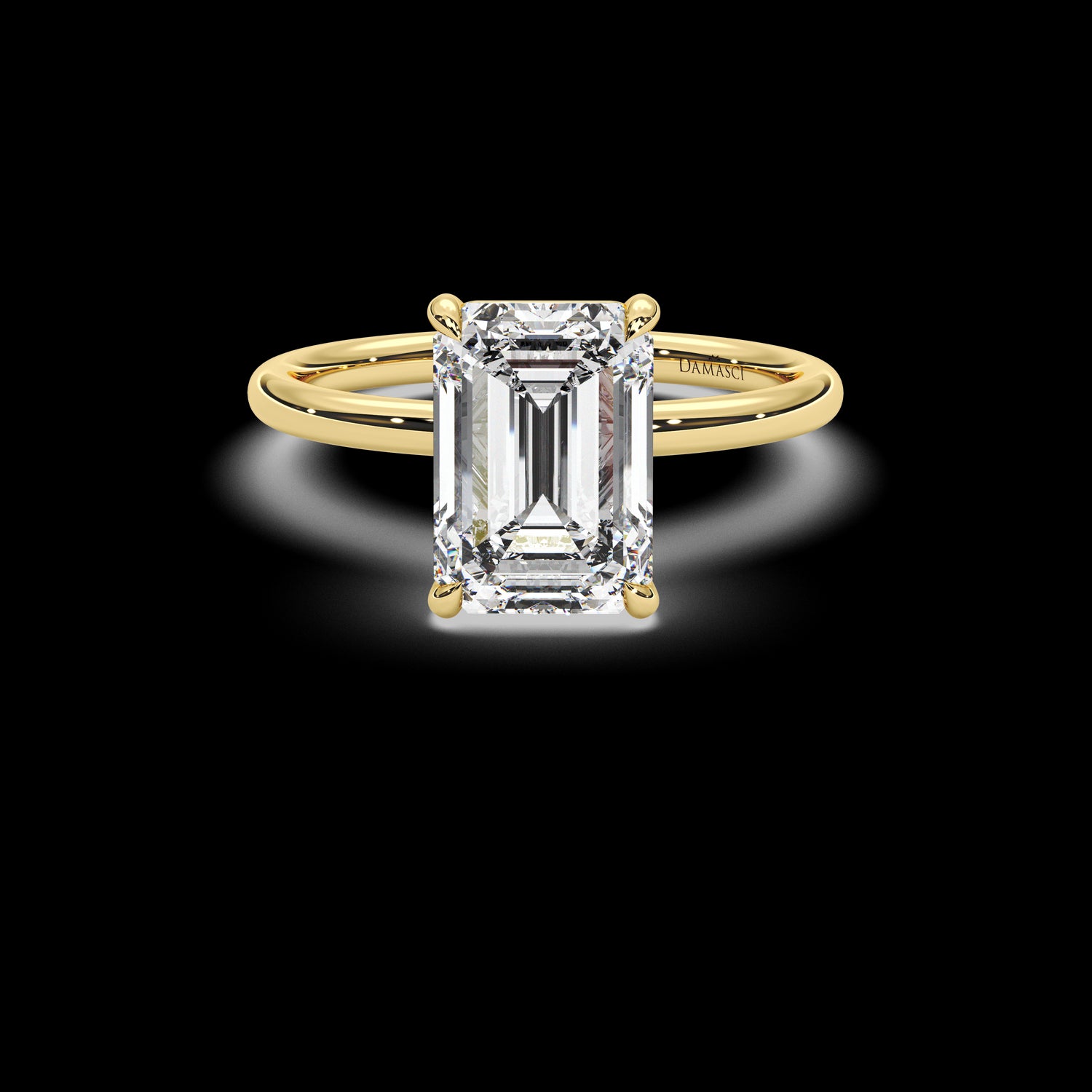 Modern Elegance Solitaire - Emerald