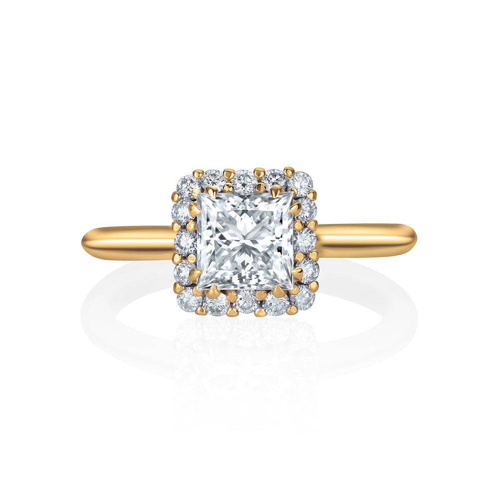 BLOSSOM CLASSIC - PRINCESS Diamond Engagement Ring