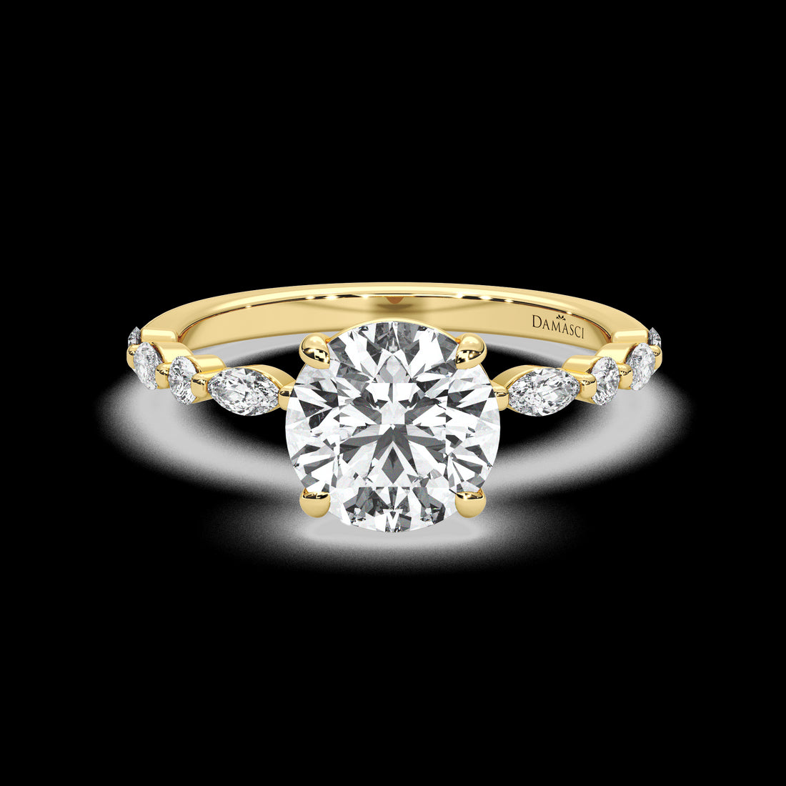 Classic Top with Round and Marquise Diamonds - Round