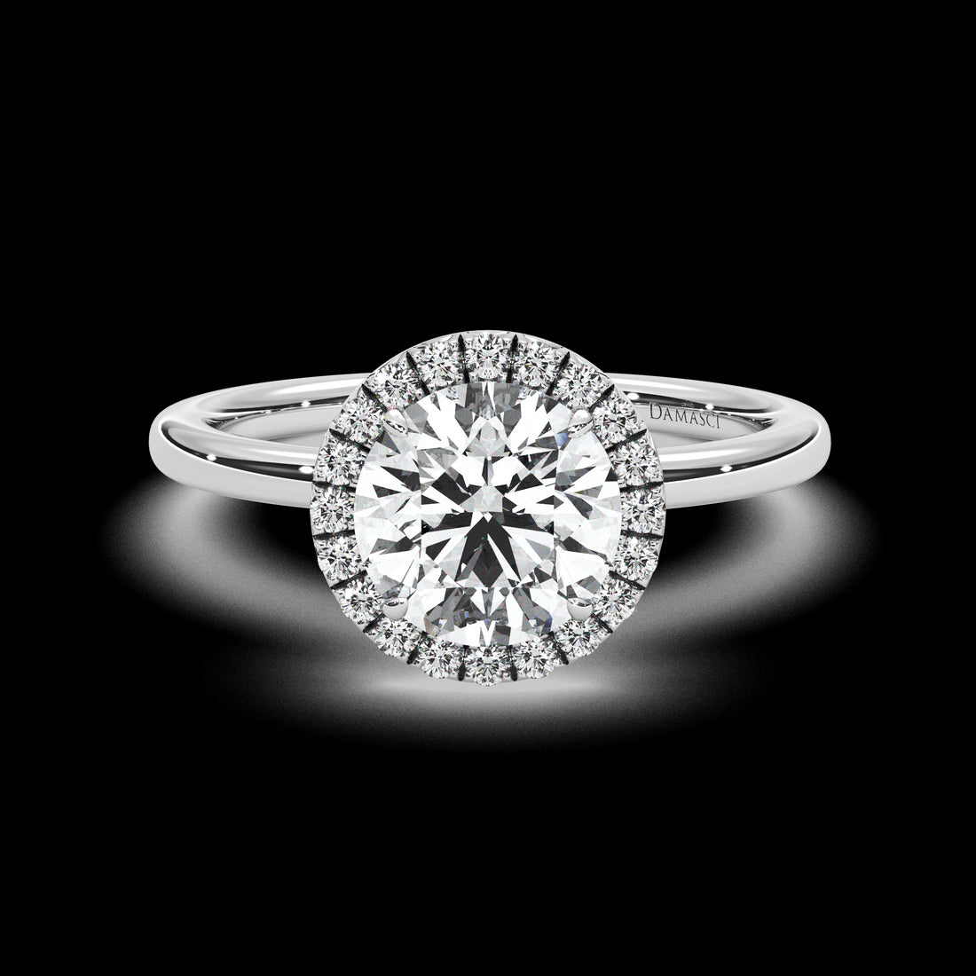 Top Halo with Simple Band - Round