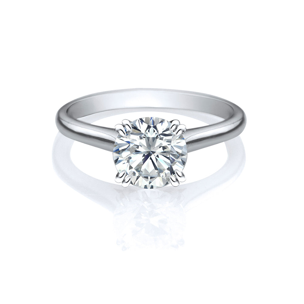 Clase De Real Classic Diamond Engagement Ring