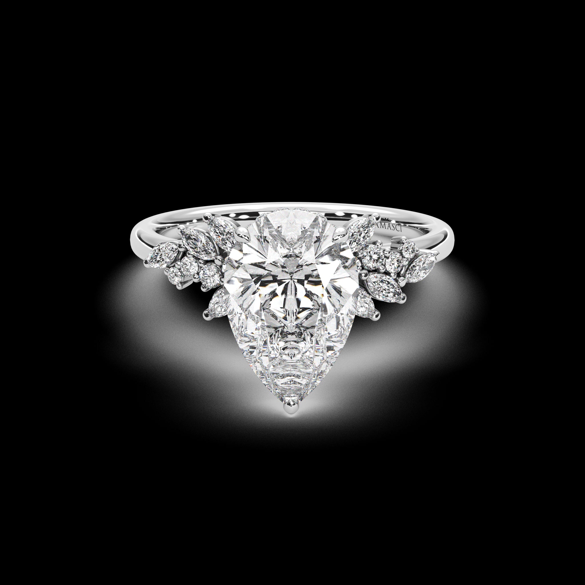 Pear Engagement Ring