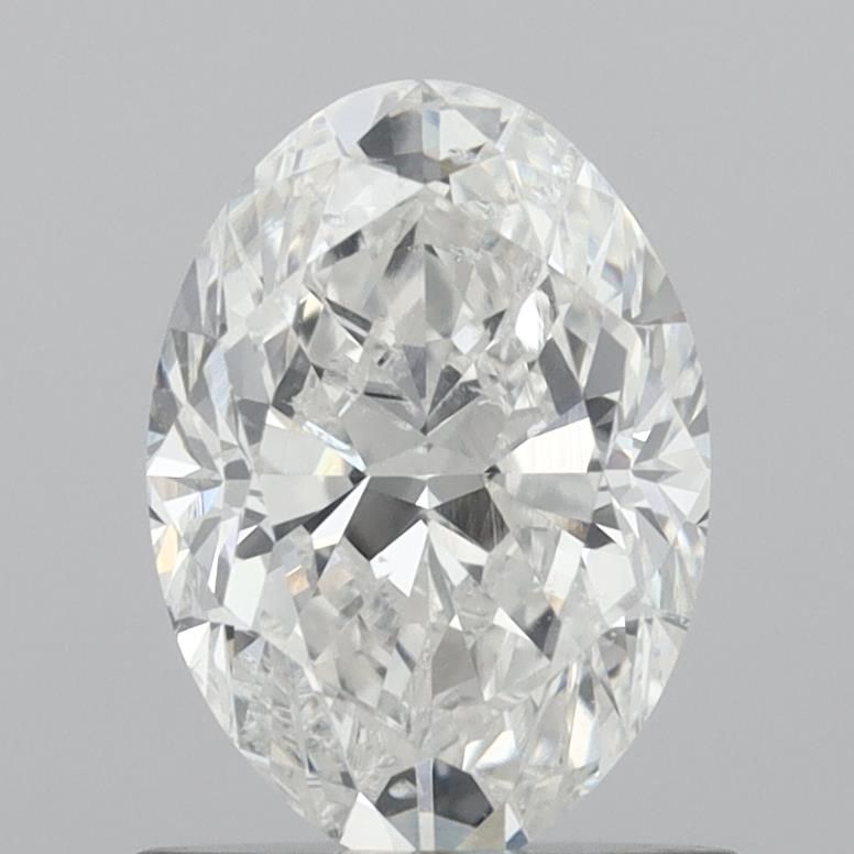 1.01 ct F Color SI2 Clarity Oval Shape Natural Diamond
