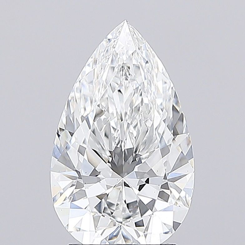 2.57 ct E Color VS2 Clarity Pear Shape Lab Grown Diamond