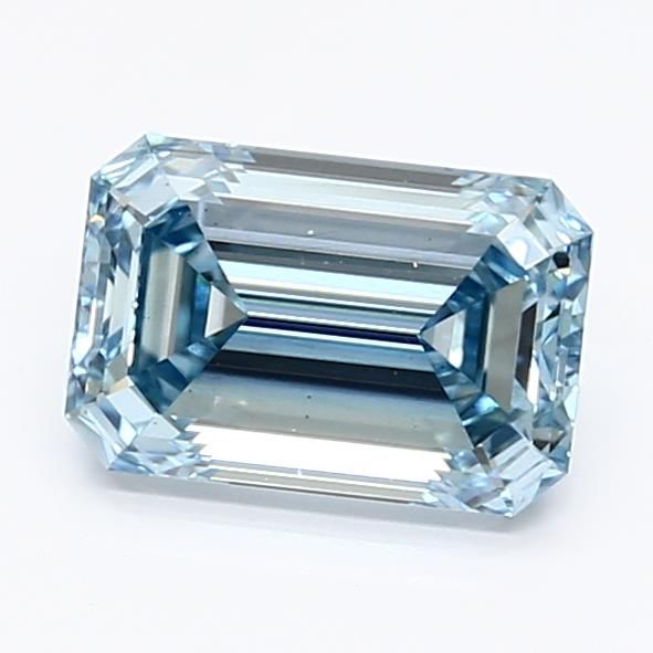 1.13 ct  Color VS1 Clarity Emerald Shape Colour Lab Diamond