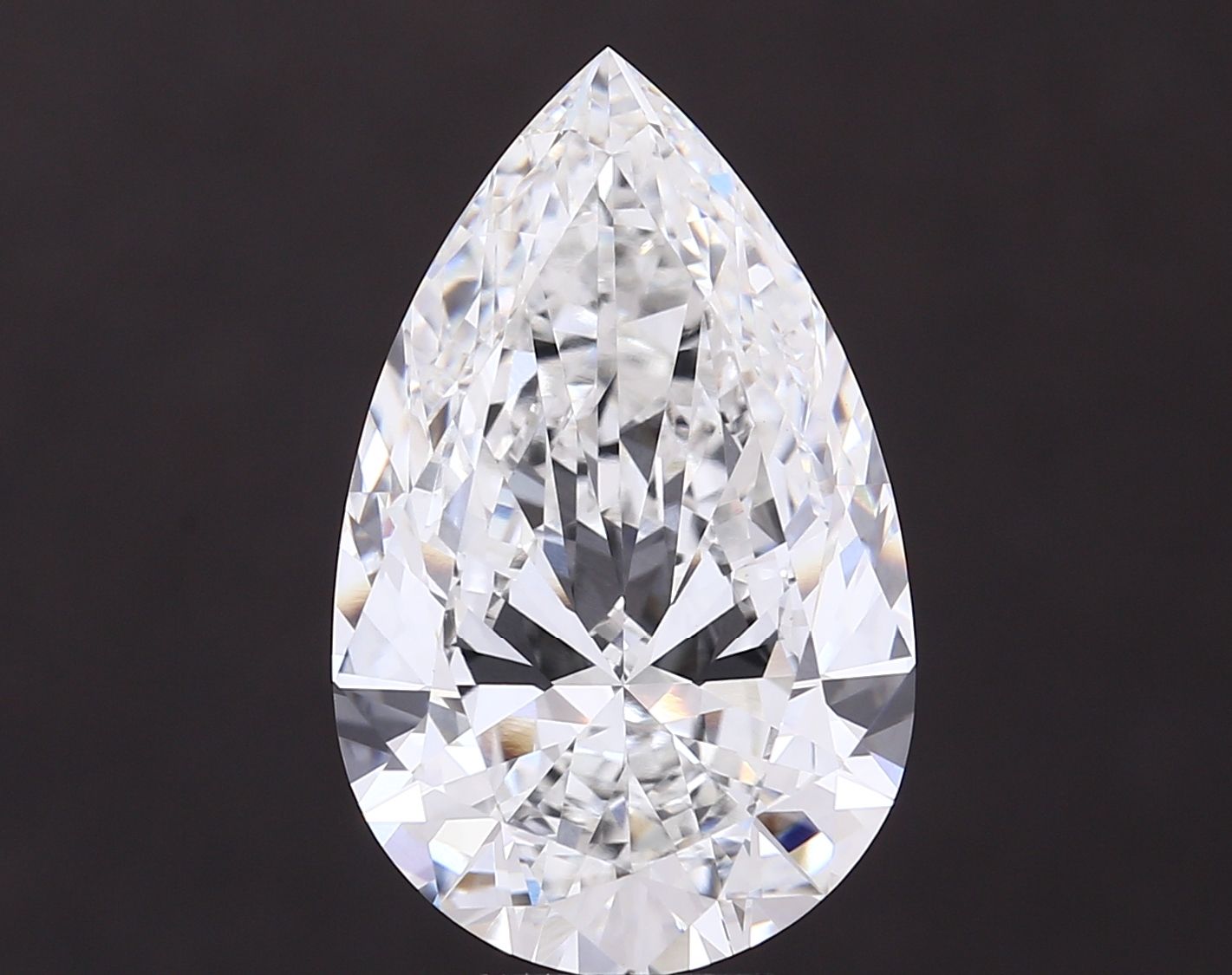 0.67 ct E Color VS1 Clarity Pear Shape Lab Grown Diamond
