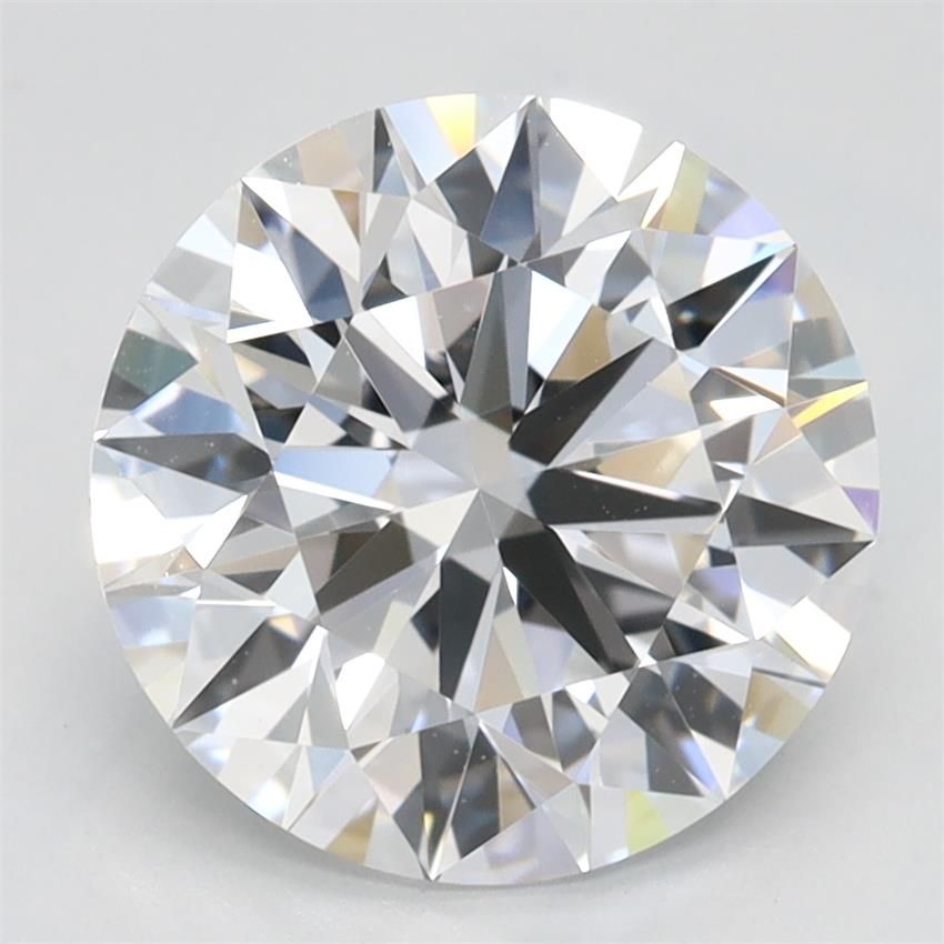 2.54 ct D Color IF Clarity Round Shape Lab Grown Diamond