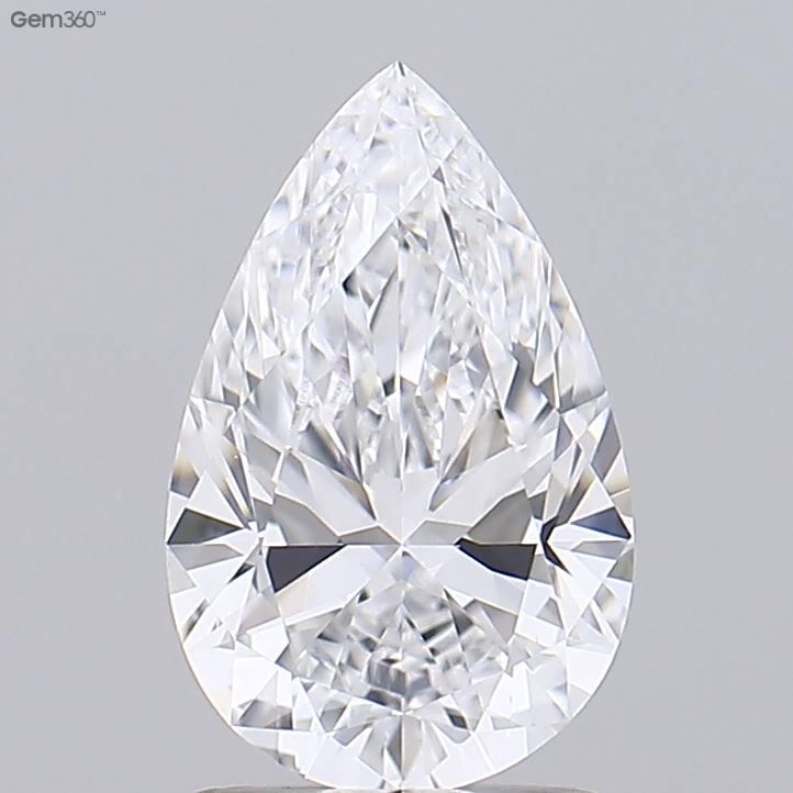 1.5 ct D Color VS1 Clarity Pear Shape Natural Diamond